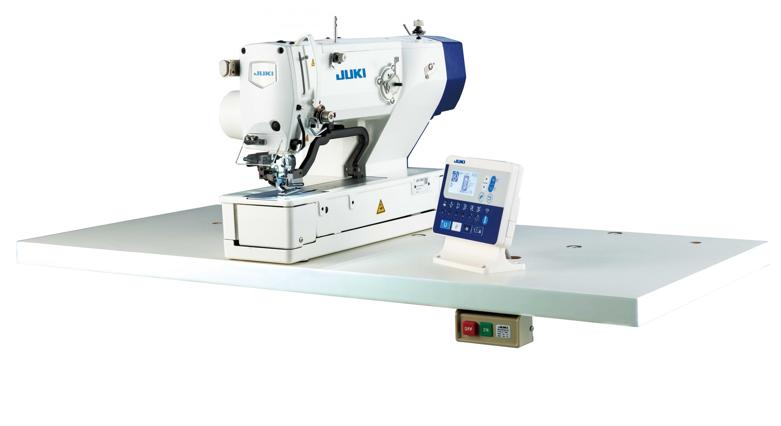 Automatic high speed buttonholing machine